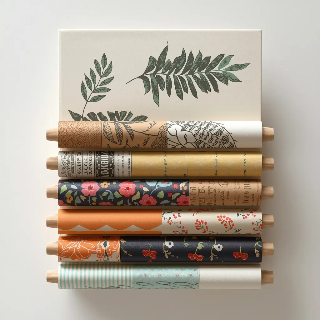 Inside view  stationery store showing organized displays