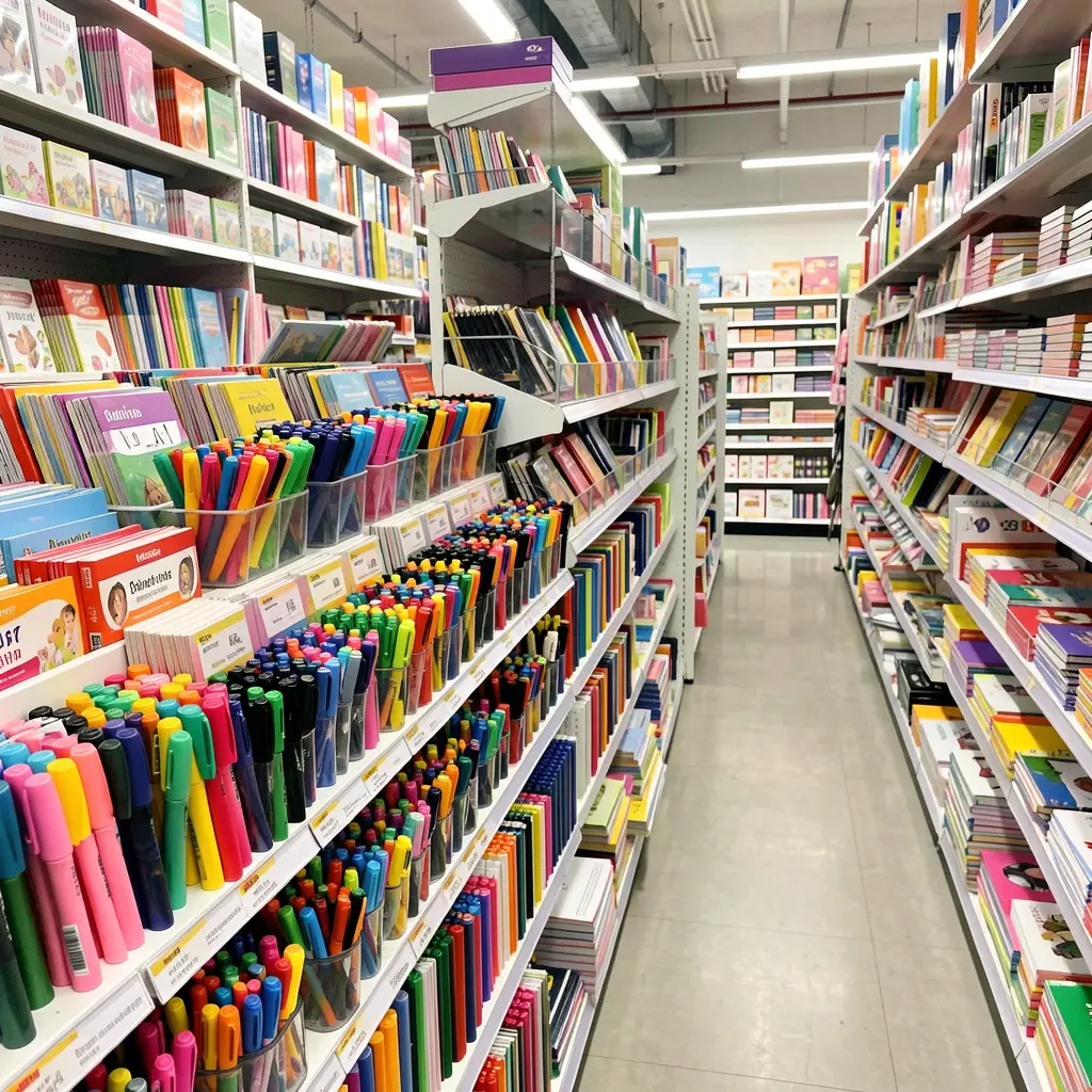 Quality craft tools and art supplies on display